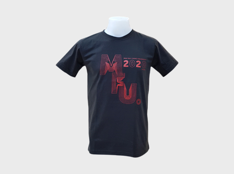 01 เสื้อยืด MFU เทา